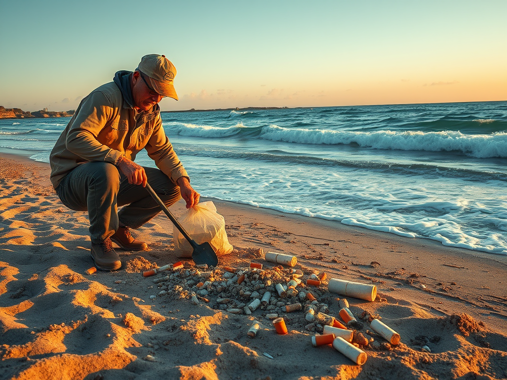 «La colilla tiene esa habilidad de contaminar mil litros de agua»